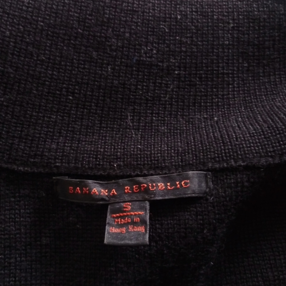 SOLD! Vintage Banana Republic zip up wool sweater - Picture 7 of 8